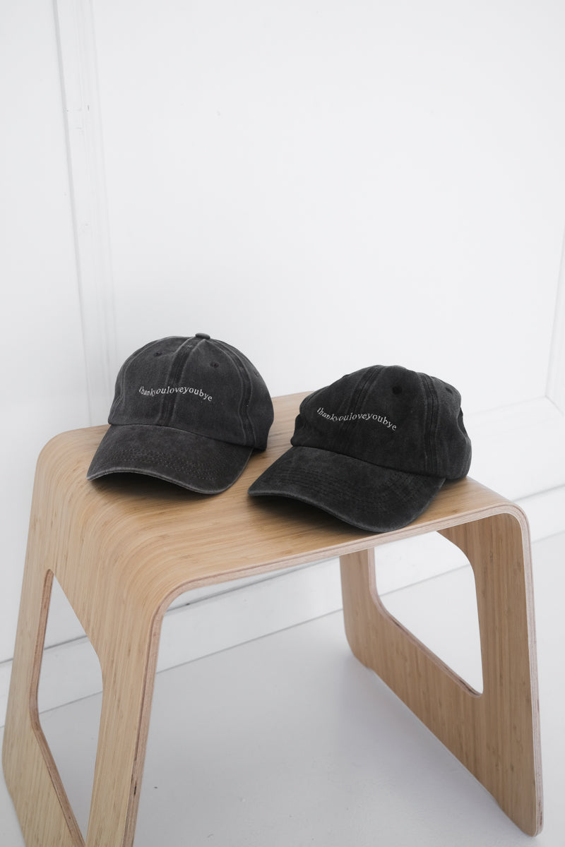 THANKYOULOVEYOUBYE | WASHED BROWN DAD CAP